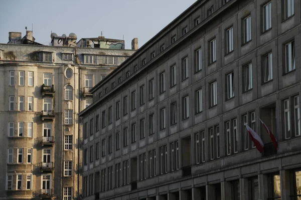 Stadtbild Der Innenstadt Von Warschau — Stockfoto