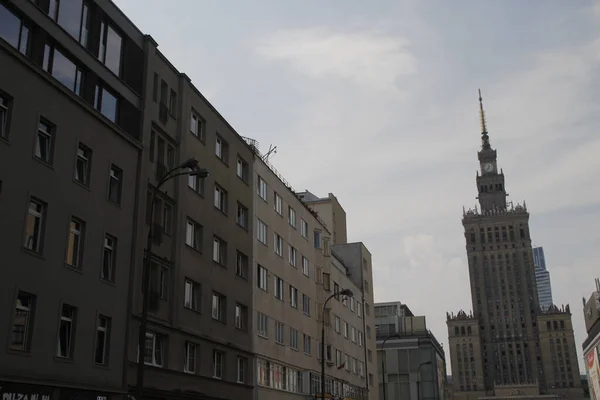 Urbanistyka Centrum Warszawy — Zdjęcie stockowe
