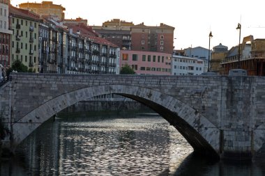 Bilbao kentinin kent manzarası