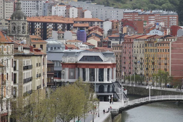 Blick Auf Ein Viertel Von Bilbao — Stockfoto