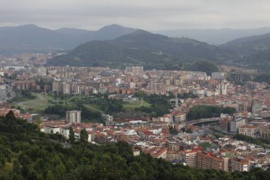 Bilbao şehrindeki şehir manzarası