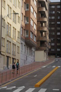 Bilbao şehrindeki şehir manzarası