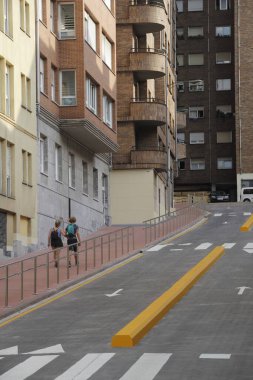 Bilbao şehrindeki şehir manzarası