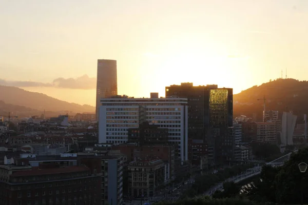 Stadsgezicht Stad Bilbao — Stockfoto