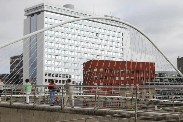 Bilbao Şehrindeki Şehir Manzarası — Stok fotoğraf