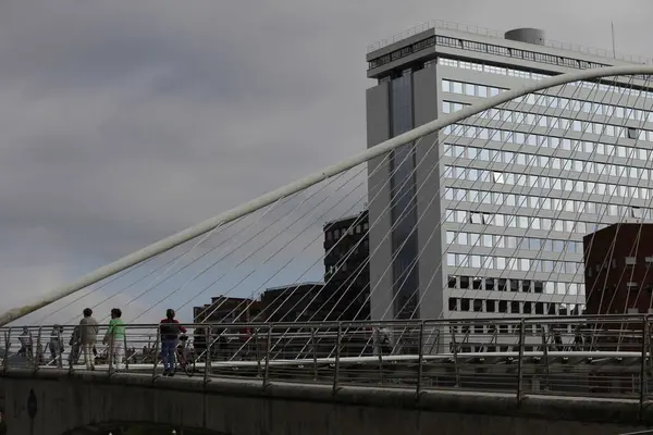 Bilbao Şehrindeki Şehir Manzarası — Stok fotoğraf