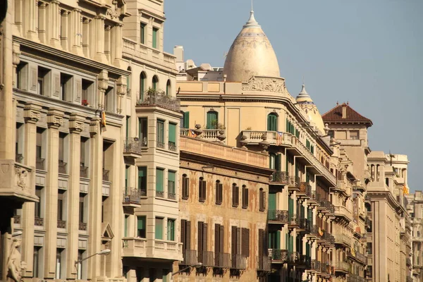 Architecture Downtown Barcelona — Stock Photo, Image