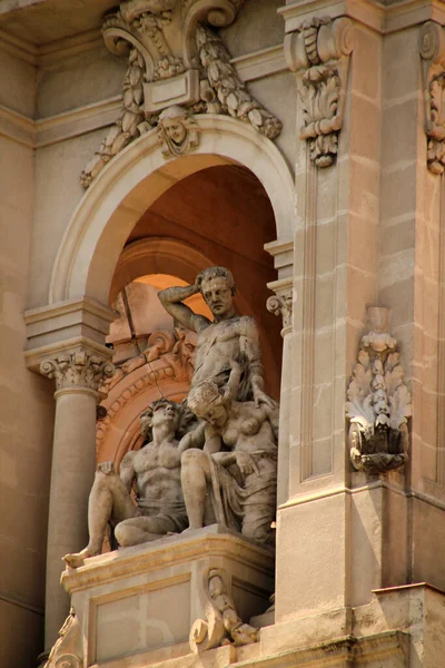 Architecture Downtown Barcelona — Stock Photo, Image