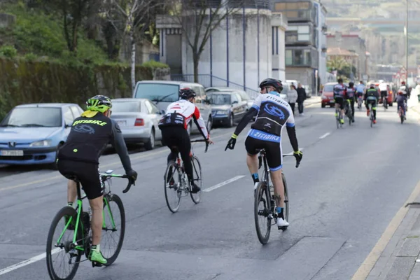 Cycliste Dans Une Rue Berlin — Photo