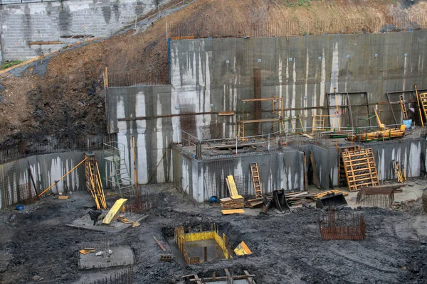 Local Construção Num Ambiente Urbano — Fotografia de Stock