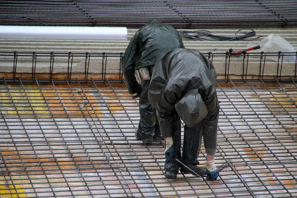 Local Construção Num Ambiente Urbano — Fotografia de Stock