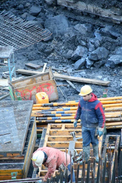 Local Construção Num Ambiente Urbano — Fotografia de Stock