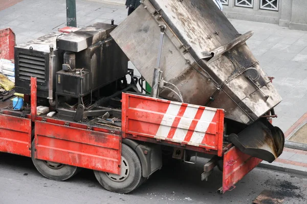 Kentsel Bir Çevrede Inşaat Alanı — Stok fotoğraf