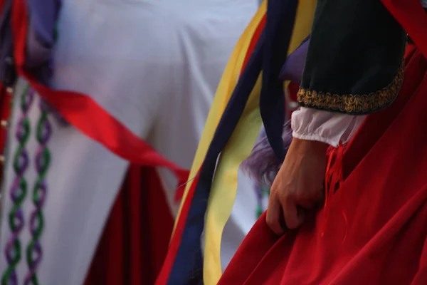 Danse Basque Traditionnelle Dans Festival Folklorique — Photo