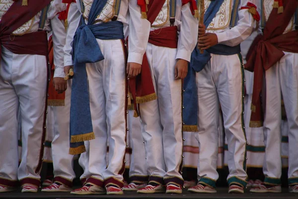 Traditional Basque Dance Folk Festival — Stock Photo, Image