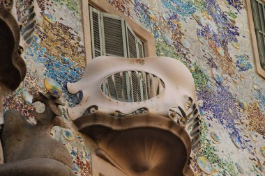 Barselona şehrinde klasik bina