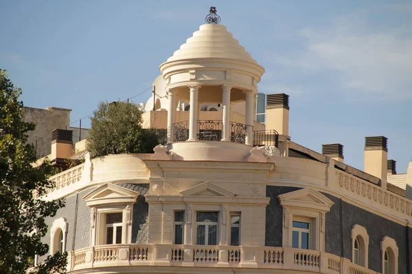 Klassisches Gebäude Der Stadt Barcelona — Stockfoto