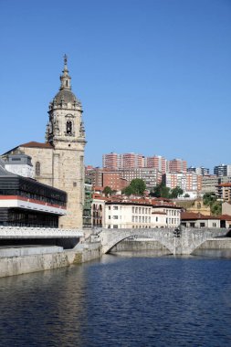 Bilbao kentinin kent manzarası