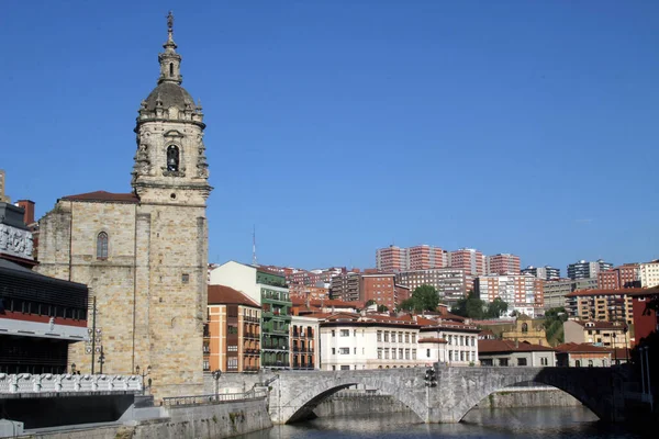 Stadsgezicht Stad Bilbao — Stockfoto