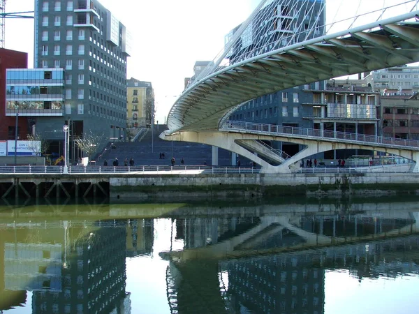 Vista Urbana Sulla Città Bilbao — Foto Stock