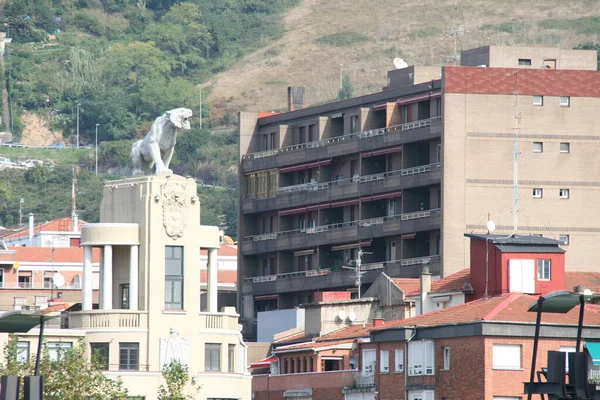 Vista Urbana Ciudad Bilbao — Foto de Stock