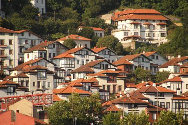 Bilbao şehrinin şehir manzarası