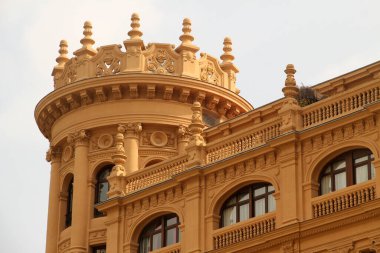 Bilbao şehrinin şehir manzarası