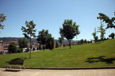 Bilbao şehrinin şehir manzarası