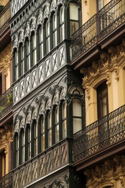 Bilbao şehrinin şehir manzarası