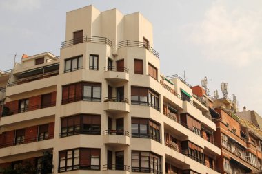 Bilbao şehrinin şehir manzarası