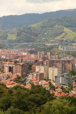 Bilbao şehrinin şehir manzarası