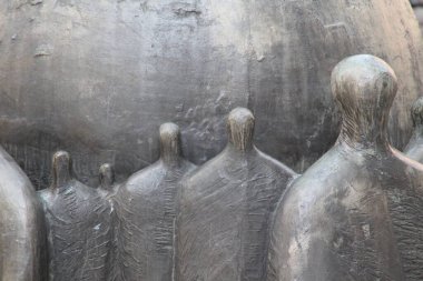 Nuremberg şehir merkezindeki şehir manzarası