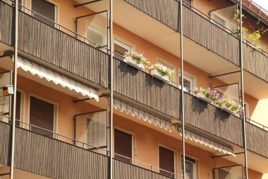 Nuremberg şehir merkezindeki şehir manzarası