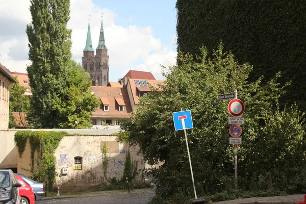 Paysage Urbain Dans Centre Nuremberg — Photo