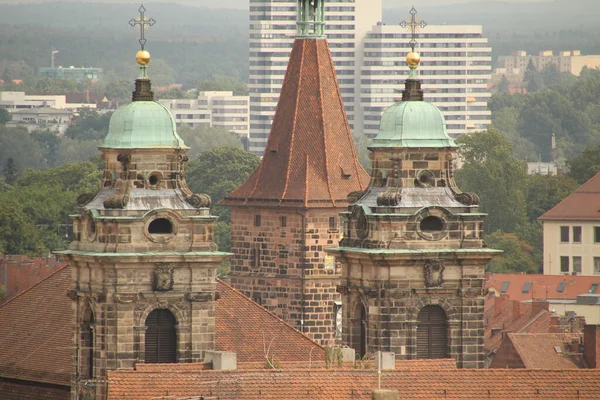 Urbanscape Centro Nuremberg — Foto de Stock