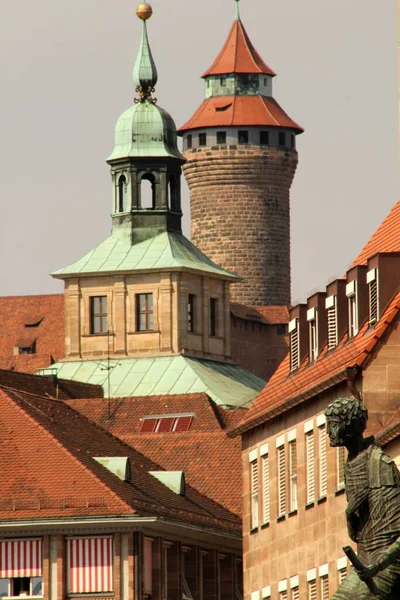 Urbanscape Centro Nuremberga — Fotografia de Stock