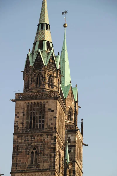 Stadtbild Der Nürnberger Innenstadt — Stockfoto