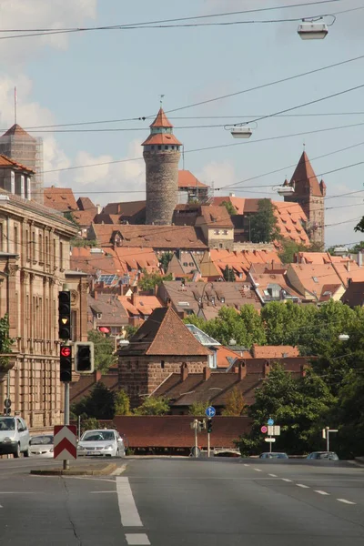Urbanscape Centro Nuremberga — Fotografia de Stock