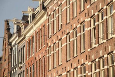 Amsterdam şehir merkezinde mimarlık