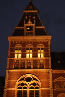 Amsterdam şehir merkezinde mimarlık