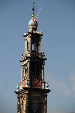 Amsterdam şehir merkezinde mimarlık
