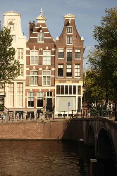 Architektura Centru Amsterdamu — Stock fotografie