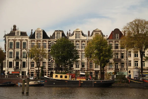 Architektura Centru Amsterdamu — Stock fotografie