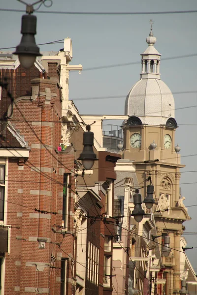 Architecture Dans Centre Amsterdam — Photo