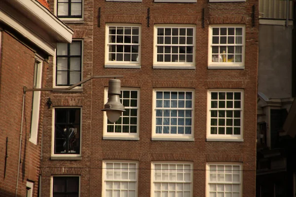 Architecture Dans Centre Amsterdam — Photo