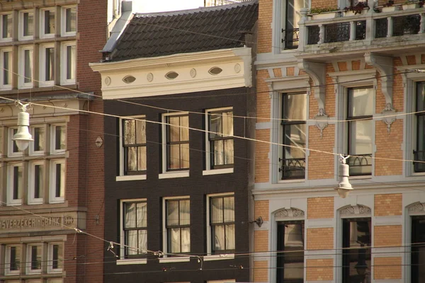 Αρχιτεκτονική Στο Κέντρο Του Άμστερνταμ — Φωτογραφία Αρχείου