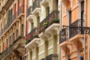 İspanya 'nın Pamplona şehrinin manzarası