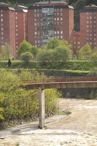 Rivière Bilbao Pendant Fonte — Photo