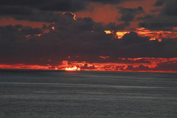 Atardecer Mar Día Verano — Foto de Stock