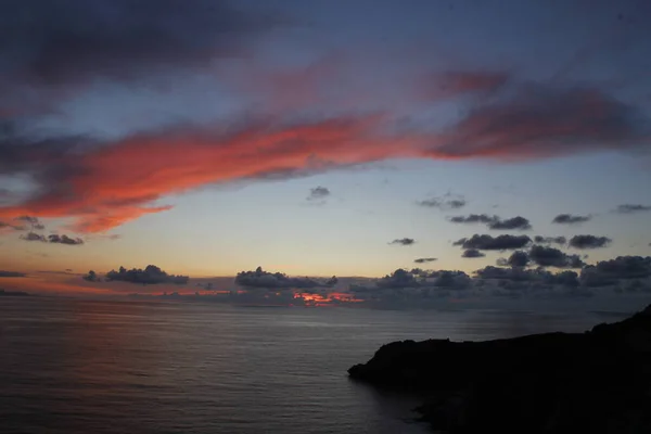 Crepúsculo Mar Dia Verão — Fotografia de Stock